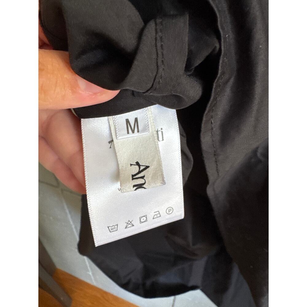 Women's Ancosti Strapless Drop Waist Poplin Maxi Dress in Black size M Bohemian - Picture 4 of 5